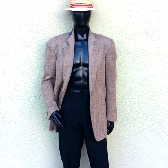 MANI GIORGIO ARMANI for SAKS 5TH AVE MEN'S VINTAGE WOOL BLEND LUXURY BLAZER - Picture 1 of 17